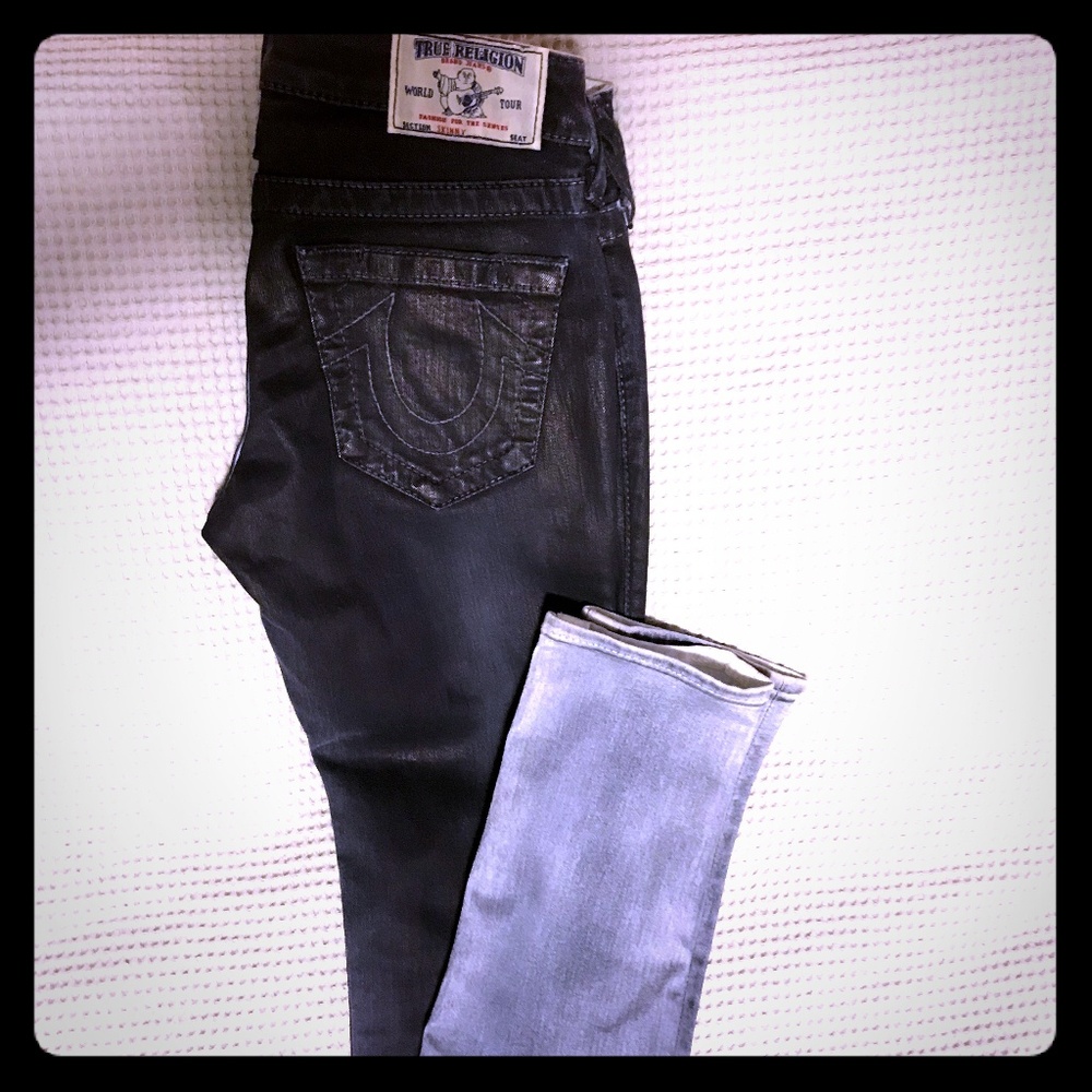 TRUE RELIGION Jeans, 24, dark top to light fnish!